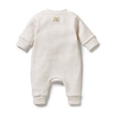 Oatmeal Organic Quilted Growsuit AW24