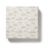 Sail Away Organic Cot Sheet AW24