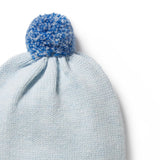 Bluebell Fleck Knitted Hat- Bluebell Fleck AW24