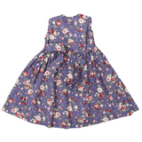 Hand Smocked Floral Dress Mauve SS24