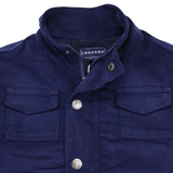 Sherpa Lined Cord Jacket- Navy AW25