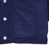 Sherpa Lined Cord Jacket- Navy AW25