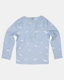 Swim Kids Rashie Long Sleeve Half Zip Classic- Coogee SS24