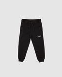 Stack Kids Fleece Track Pants- Black AW25