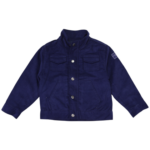 Corduroy Jacket- Navy AW25