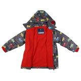 Trucks Polar Fleece Lined Raincoat Charcoal AW24