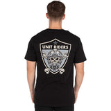 UNIT RIDERS MENS TEE- BLACK