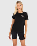 UNIT BROKEN LADIES TEE- BLACK