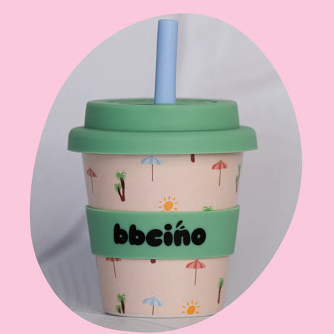 Life's a Beach babycino cup
