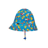 Boys Toddler Bucket Hat Construction Print