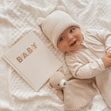 Mini Baby Book Oatmeal (Gender Neutral)