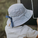 Heritage Explorer Boys Kids Reversible Sun Hat- Charlie/ Indigo