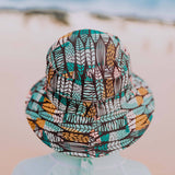 Boys Kids Beach Hat Bucket UPF50+ Surfboard Print