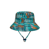 Boys Kids Beach Hat Bucket UPF50+ Surfboard Print