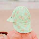 Girls Beach Legionnaire Hat UPF50+ Seashell Print SS21
