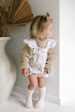 Tilly Ruffle Sleeve Overalls