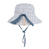 Boys Heritage Explorer Kids Reversible Sun Hat Sprig/ Steele SS21