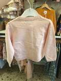 Penny Embroidered Cardigan- soft pink