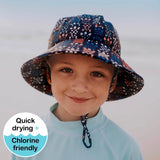 Kids Beach Hat Bucket UPF50+ Turtle Print