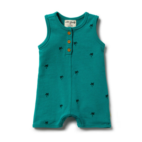 Little Palm French Terry Growsuit