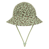 Girls Ponytail Bucket Hat Leopard Print SS21
