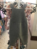 Aust Knit Overalls- iron Marle