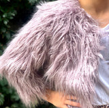 Lilac Shaggy Faux Fur AW21