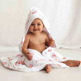Ballerina Organic Hooded Baby Towel