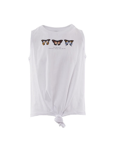 Butterfly Tank- White SS21