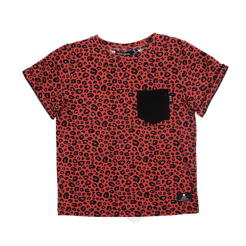 Red Leopard SS T-shirt