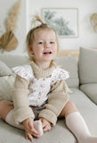 Tilly Ruffle Sleeve Overalls