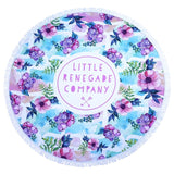 Pastel Posies Round Towel