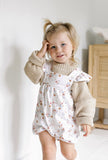 Tilly Ruffle Sleeve Overalls