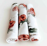 Rosebud Organic Wash Cloths - 3 Pack