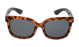 PKM511 BR.SM LEOPARD PRINT BLACK FRAME/SMOKE LENS