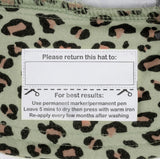Legionnaire Flap Hat Leopard Print SS21