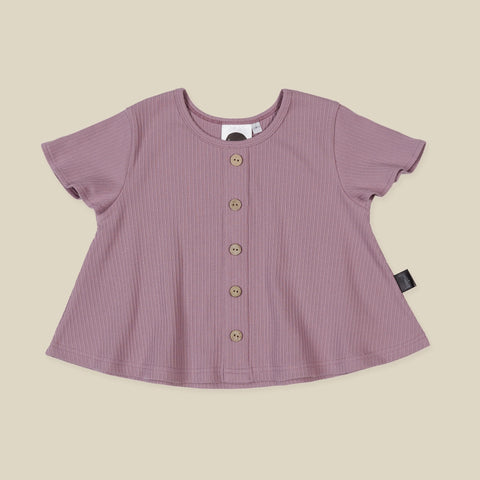 Lilac Rib Swing T-shirt SS21