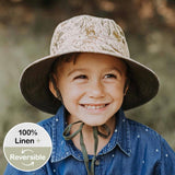 Heritage Explorer Kids Reversible Sun Hat- Mallee/ Olive