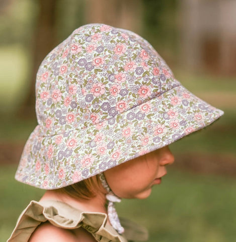 Girls Toddler Bucket Sun Hat- Violet SS22