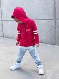 Red Hooded Tee
