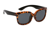 PKM511 BR.SM LEOPARD PRINT BLACK FRAME/SMOKE LENS