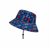 Kids Beach Hat Bucket UPF50+ Turtle Print