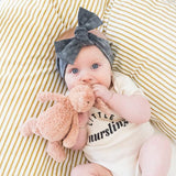 BLACK ACID WASH BOW KNOT HEADBAND