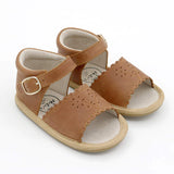 Willow Sandal - Brown Wax Leather