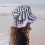 Kids Beach Hat Bucket UPF50+ Stripe Print