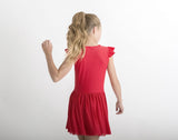 Red Luxe Frill Tutu Dress