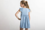 Chambray Summer Luxe Frill Dress