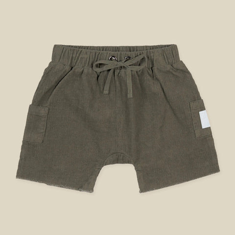 Sage Corduroy Pocket Shorts SS21