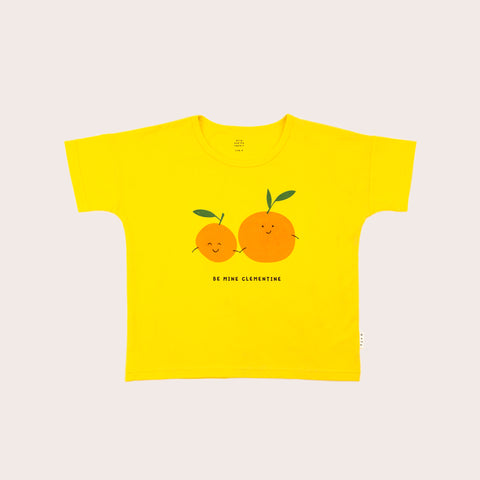 Be mine Clementine Relaxed Tee- Illuminating