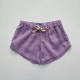 Lilac Curved Shorts SS21